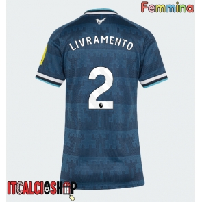Newcastle United Tino Livramento #2 Seconda Maglia Femmina 2026-27 Manica Corta